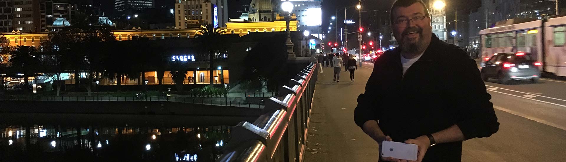 David Melbourne city at night
