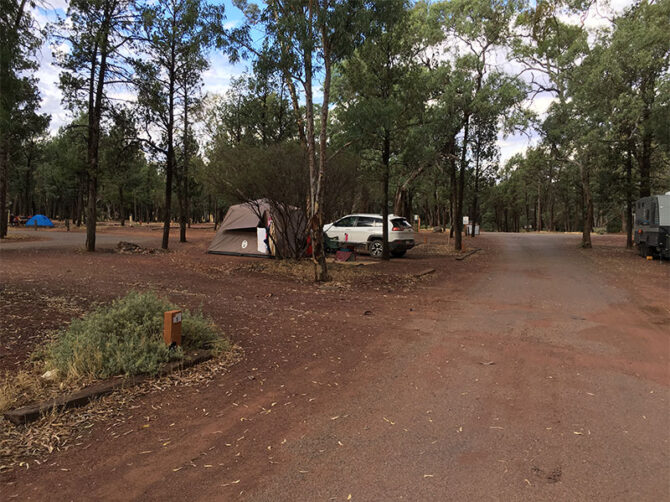 Low season Wilpena Pound Campsite