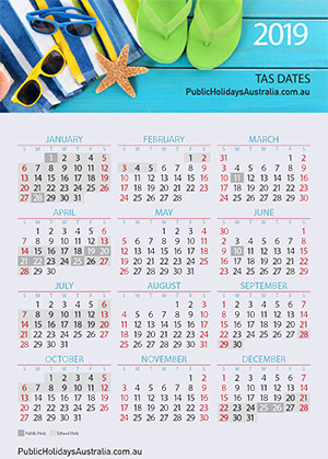  TASMANIA School Term Dates and School Holidays Calendar 